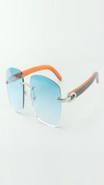 Classic designer sunglasses 3524025 orange wooden temples glasses size 18135 mm2710039
