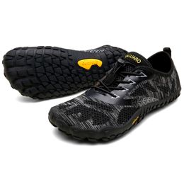 HBP Non-Brand Black Men Sports Minimalist Barefoot Trail Skin-Friendly Shoes Running Shoes