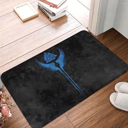 Carpets Blue Valkyrie Of Odin Viking Non-Slip Carpet Doormat Bedroom Bath Mat Welcome Home Rug