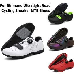 Footwear For Shimano Ultralight Road Cycling Sneaker MTB Shoes Men Women SPD Mountain Bike Shoe SelfLocking Bicycle Cleat Shoes Flat Sp