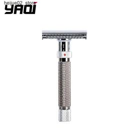 Electric Shavers Yaqi adjusts the final cutting chromium and gun metal color for safety shavers Q240318