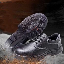HBP Non-Brand New Cat Safety Shoes Steel Toe Work For Men Security Puncture Proof