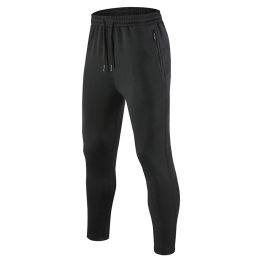 Pants Mens sport Running Pants Fitness Joggers Zipper Pockets Training pants Elasticity Legging jogging Gym Cycling trousers