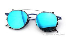 New styleNEW clip on Sunglasses Frames with Polarized lens T710 plank frame glasses frames men and women myopia eyeglasses5862058