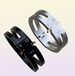 Top Version 1017 ALYX 9SM Rollercoaster Track Alloy Bracelet Aluminium 11 High Bangle4096744