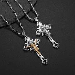 Halskette Kreuz Anhänger Herren Edelstahl Sommer Personalisierter Schmuck Yiwu T9ii