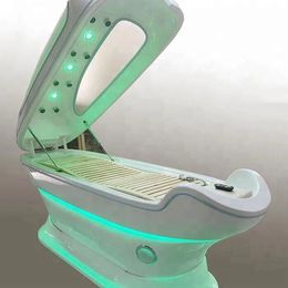 Water Jet Massage Bed Most Effective Body Slimming Heated Sauna Dome Weight Loss Detoxification Infrared Sauna Hot Cabin Dry /Wet Steam Sauna Capsule