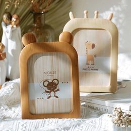 Frames Creative Bear Po Frame Children Home Wall-mounted Decor Picture Living Room Bedroom Decoration Plastic