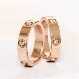 man designer ring love ring designer 316L Stainless Steel Ring Simple Premium Hand Jewellery Couple Ring Gift For Wedding DHgate