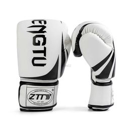 Protective Gear Boxing Glove Men Women Kickboxing Sparring Heavy Bag Gloves for Muay Thai Kickboxing MMA Boxing Training Mitten 2021 yq240318