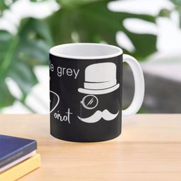 Mugs Use Your Little Grey Cells- Hercule Poirot (white) Coffee Mug Custom Cups Mixer