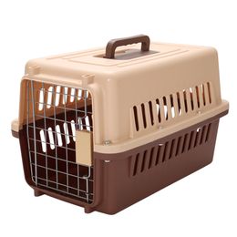 항공 상자 휴대용 고양이 케이지 고양이 가방 애완 동물 공간 박스 개 배송 상자 자동차 개 케이지 박스 에어 박스 휴대용 휴대용 여행 가방