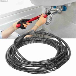 Other Household Cleaning Tools Accessories 5/8/10M Sewer Electric Drill Drain Machine Extension Pipe Cleaning-Spring Dropshiping 240317