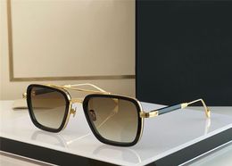 Top men design sunglasses THE KER square K gold frame exquisite electroplating classic pop style highend uv 400 protective glasse9539786