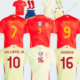 Spain jersey 2024 GAVI RODRIGO Camiseta Espana MORATA WILLIAMS JR. PEDRI LAMINE YAMAL FERRAN OYARZABAL Spanish football shirt 24 25 kids kit player version