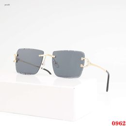 designer sunglasses New Overseas Metal High-end Sunglasses, Classic Fashionable Glasses 0962