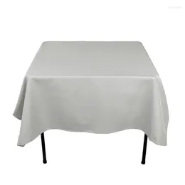 Table Cloth Simple Modern Wedding Mat Decoration Solid Banquet Scene Colour Square Tablecloth Black