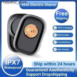 Electric Shavers Portable electric shaver mini charging shaver shaver IPX7 waterproof dry and wet dual-purpose unpainted high-quality gift Q240318