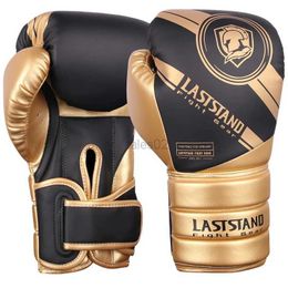 Protective Gear Boxing Gloves PU Karate Muay Thai Guantes for Men Women Bright De Boxeo Free Fight MMA Sanda Training Adults Kids Equipment yq240318