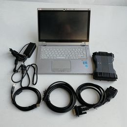 MB STar C6 VCI Diagnosis tool with DOIP protocol V03.2024 X-entry EPC WIS DTS in used laptop CF-AX2 I5 CPU 4G RAM