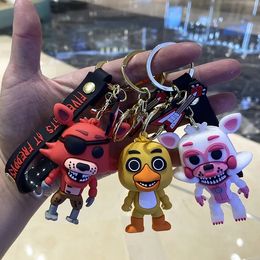 2024 New Variant Midnight Doll Keychain Creative Outdoor Backpack Pendant Scary Keychain Wholesale