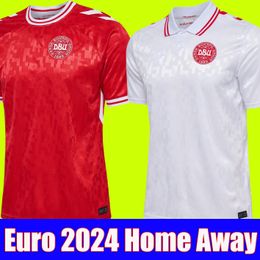 Denmark Euro 2024 Home Away Kits soccer jerseys men kids 24 25 football shirts sets