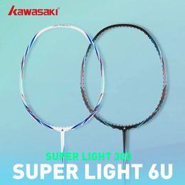 Professional 6U Badminton Racket Offensive Type High Graphite Badminton Racquet For Training Super Light 300 240304