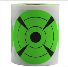 Party Decoration Shooting Target Fluorescent Green Volume Aiming Sticker Bow Arrow Darts Paper
