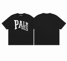 Designer Luxury Palms Angle Shirt Palms Angle Brand Coconut Tree Couple Short Sleeve Palms T Shirt Pattern Inkjet Bear Graffiti Letter P 3860