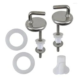 Bath Accessory Set Stable Attachment Toilet Replacement Toliet Hinges/Screws Easy To Clean Hinges Reliable Support For Bathroom