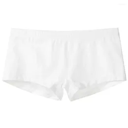 Underpants 1pc Men's Sexy Low Rise Cotton Boxer Shorts Lingerie Underwear Briefs Trunk Man Panties