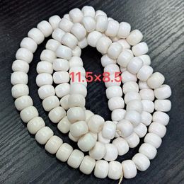 Strand Old Oily Ox Bone 108 Beads Tibetan Buddha Bracelet Accessories Long Chain