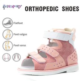 Princepard Orthopaedic Kids Sandals for Boys Girls Summer Open Toe Corrective Arch Support Shoes Babies First Walk Thomas Sole 240313