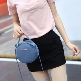 Shoulder Bags Summer Small Round Bag Fashion Women Leather Crossbody Messenger Ladies Purse Simple Handbag