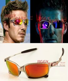 Top quality X-Metal X-Squared Sunglasses Polarized Sports UV400 6011 Driving Riding Outdoor Sun Glasses Ruby Red Brand Designer4155412