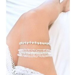 selling European and American sexy lace bride garter belt gauze lace thigh ring lace wedding garter belt6254302