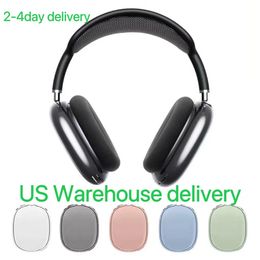 61 SA Stork for Max Bluetooth Headphone Accessories Transparent TPU Solid Silicone Waterproof Protective Case Airpod Maxs Headphones Headset Cover Case