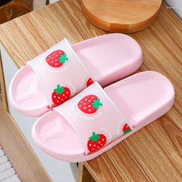 Casual Shoes Summer Indoor Home Cute Fruit Slippers Slides Non-Slip Flip Flops Women's Sandals Beach Footwear