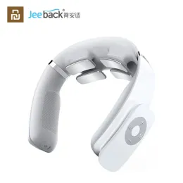 Control Jeeback G3 Electric Wireless Neck Massager TENS Pulse Relieve Neck Pain 4 Head Vibrator Heating Cervical Massage Health Care