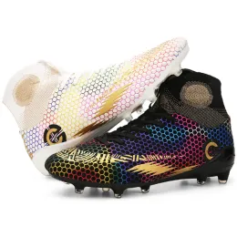 Shoes Mid Cut Sport Football Professional Adult AG/TF Turf Training Soccer Shoes Childrens Football Shoes for Boys