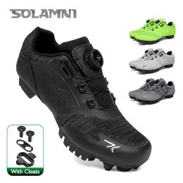 Boots Mtb Shoes Men Ultralight Flat Cycling Shoes Road Bike Boots Speed Sneakers Women Bicycle Cleats Shoes Spd Route Racing Sports