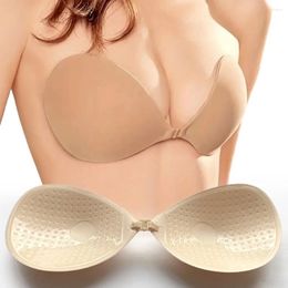 Bras Silicone Chest Stickers Lift Up Nude Bra Self Adhesive Invisible Push Pad Sexy Strapless Seamles Nipple Cover Bralette