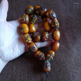 Strand Legend Beeswax Buddha Beads Handheld Guanyin On The Lotus Throne