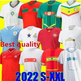 22 2023 Ghana Soccer Jerseys National Team CUP THOMAS Djiku Afena SCHLUPP J.AYEW KUDUS Baba Home Away 21 22 23 Amartey Football Shirt WORLD men kids kit Player version