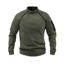 Men's Hoodies Sweatshirts New Winter Fleece Jacket Parka Coat Casual Tactical Army Outwear Thick Warm Bomber Military Jacket Man Clothes 24318