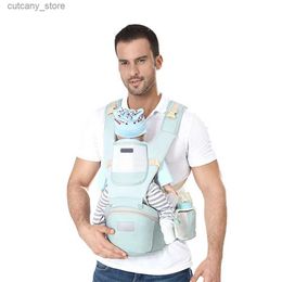 Carriers Slings Backpacks Baby Sling for 0-48 Month Ergonomic Baby Carrier Infant Newborn Hipseat Kangaroo Sling Wrap Sling Hipseat Waist Stool Backpack L240318