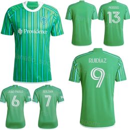 Seattle Sounders Soccer 23 Leo Chu Jersey 24/25 FC 10 Pedro de la Vega 11 Albert Rusnak 18 Obed Vargas 25 Jackson Ragen 8 Joshua Atencio Raul Ruidiaz Football Shirt Kits