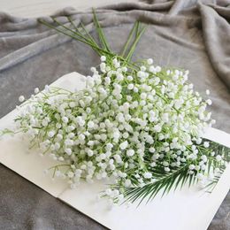 Decorative Flowers Brand Durable Practical Artificial Flower Silk Wedding Bouquet Decor Decoration Gypsophila