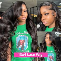 40 Inch Hd Lace Wig Human Hair Body Wave Lace Front Wig 13x4 Loose Wave Lace Frontal Wig Glueless Human Hair Wigs 100%