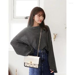 Shoulder Bags Single Bag Lady Trend Wave Korean Version Ins Wild Chain Messenger Fashion Simple